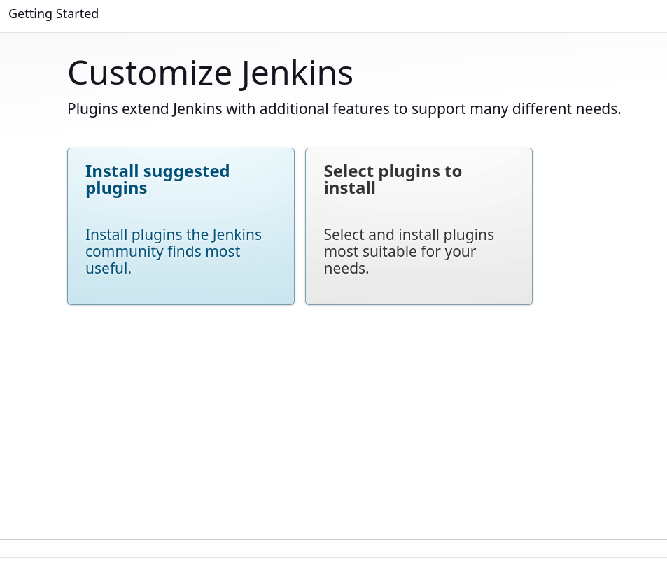 Jenkins web interface - customize Jenkins