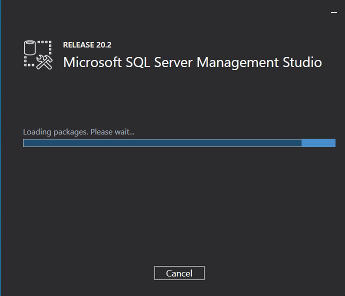 SQL Server Management Studio 